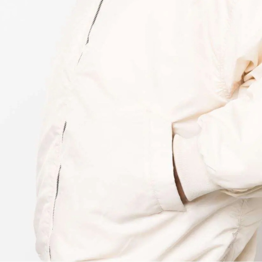 NWT Ba&sh Ivory Bomber Jacket - Picture 6 of 16